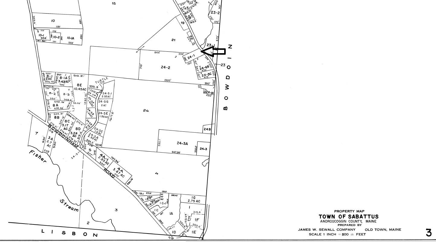 202 Keay Road Sabattus, ME 04280 - Photo 16 of 16 202 Keay Tax Map