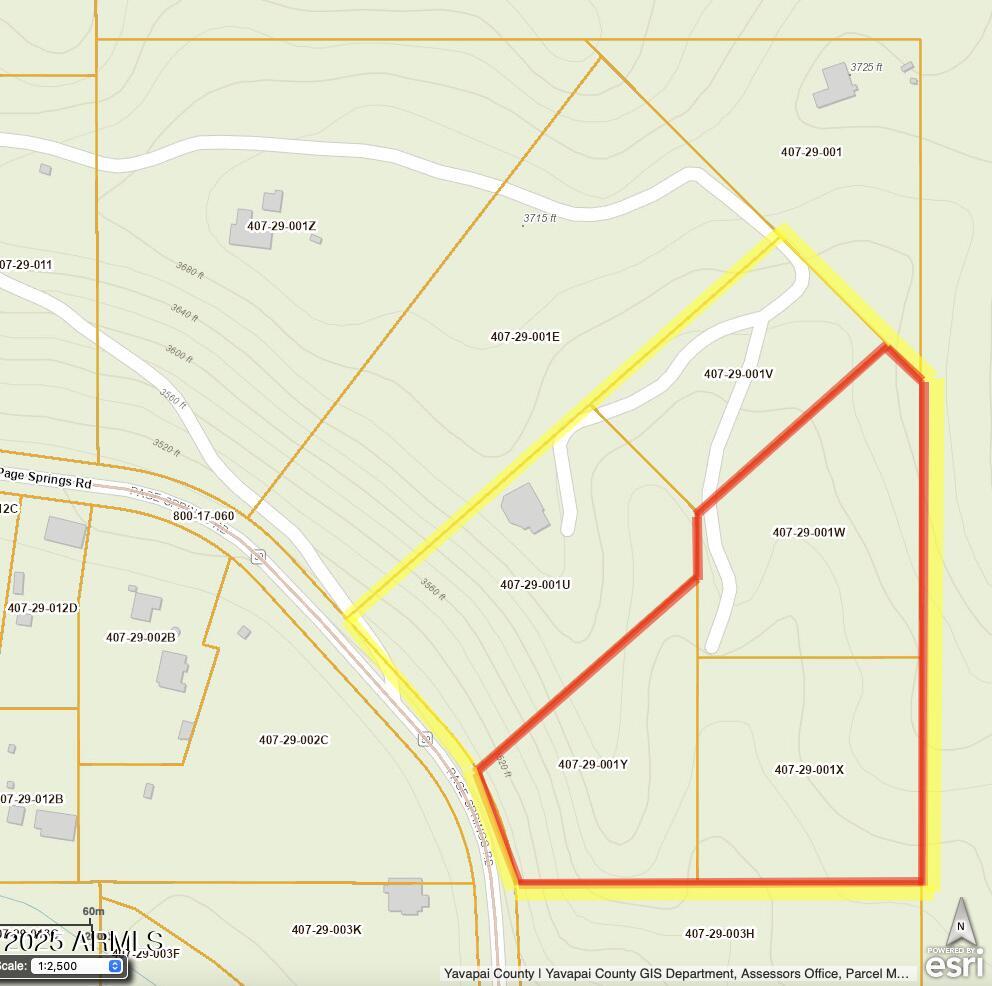 1345 North Page Springs Road, Unit 4 Cornville, AZ 86325 - Photo 15 of 15 Land Map