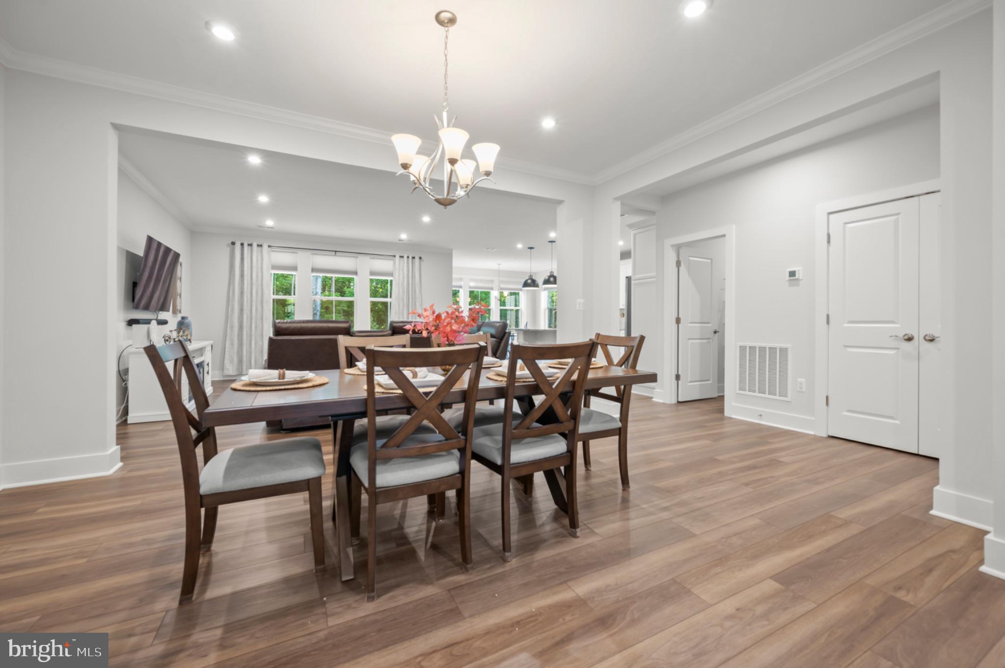 8702 Southrun Road Lorton, VA 22079 - Photo 4 of 35 Open concept living with elegant finishes