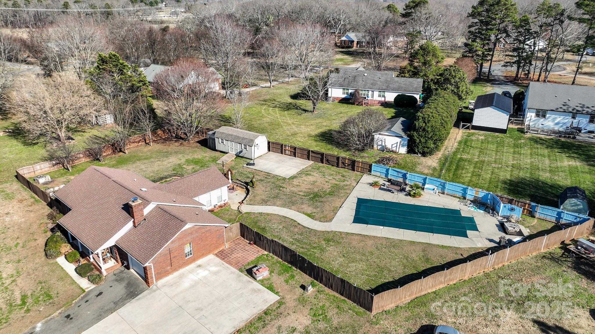 3731 Maple Knoll Drive Monroe, NC 28112 - Photo 3 of 40 an aerial view of a house having yard