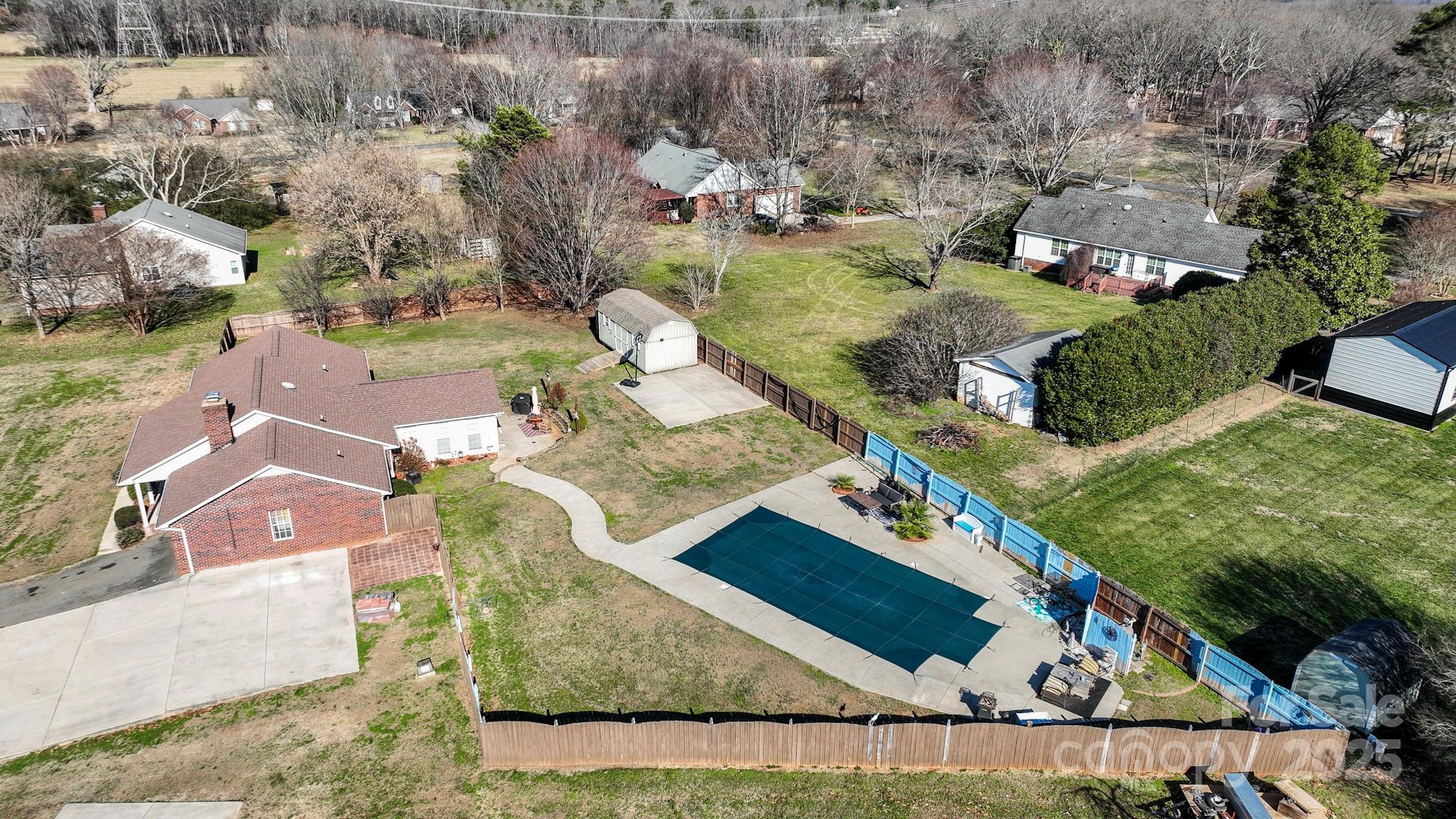 3731 Maple Knoll Drive Monroe, NC 28112 - Photo 4 of 40 an aerial view of a house with outdoor space