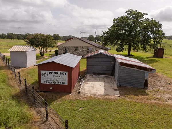 a view of a terrace with a bench