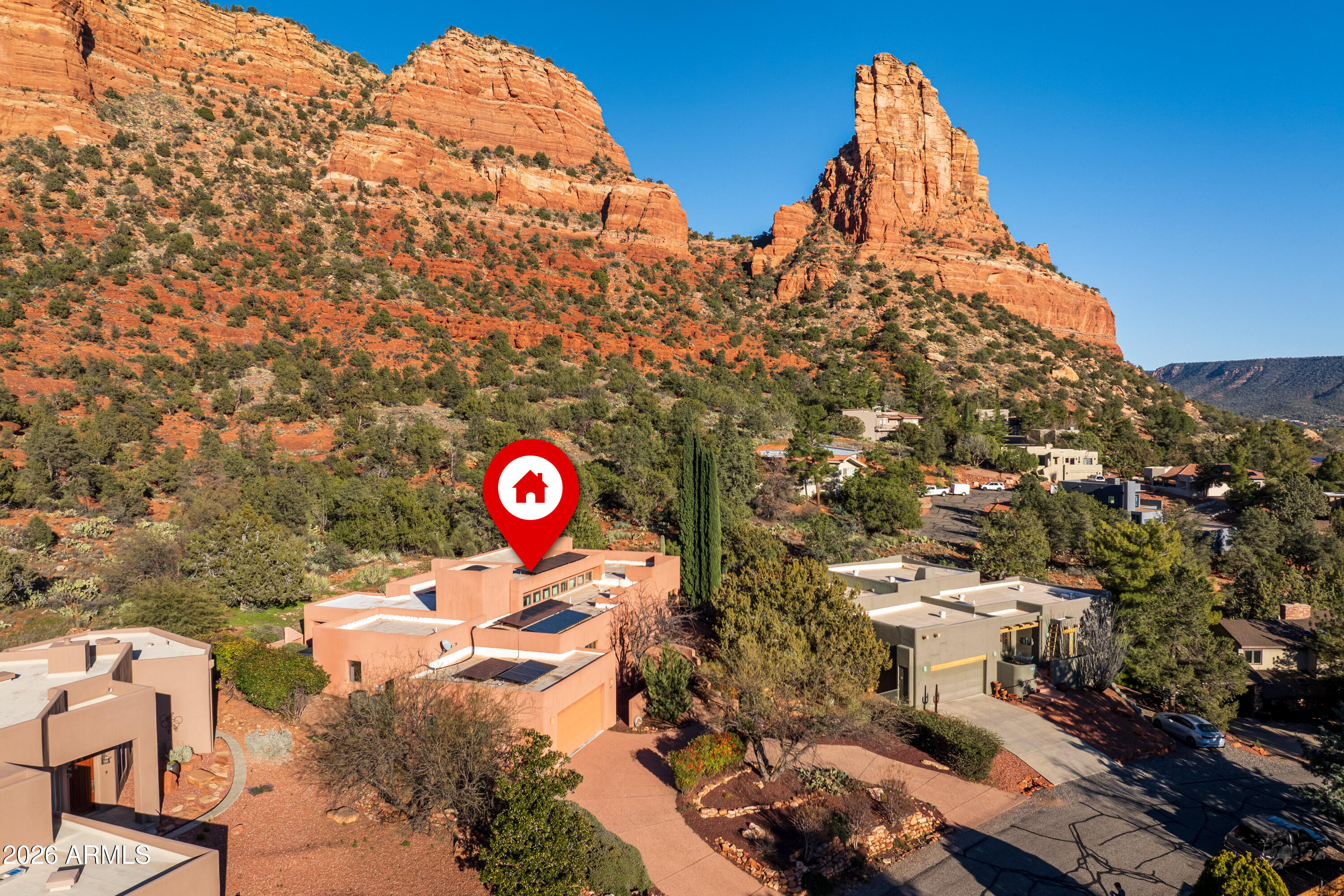 175 Devils Kitchen Drive Sedona, AZ 86351 - Photo 4 of 34 PROPERTY BACKS TO FOREST