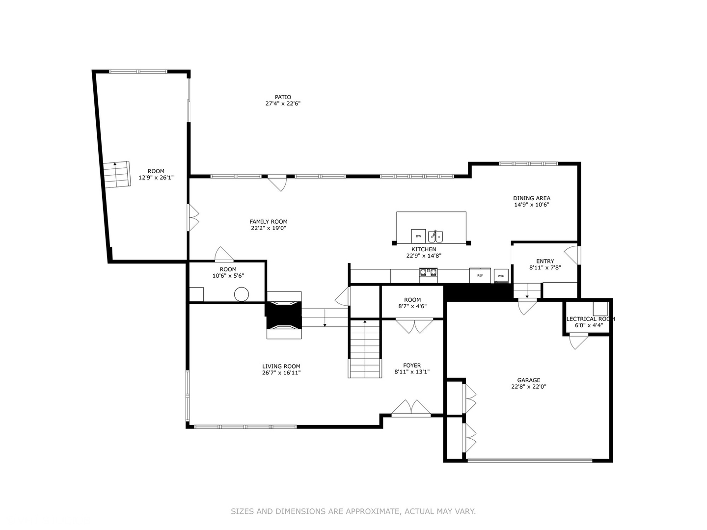 558 Sunset Lane Glencoe, IL 60022 - Photo 19 of 22 a picture of a floor plan
