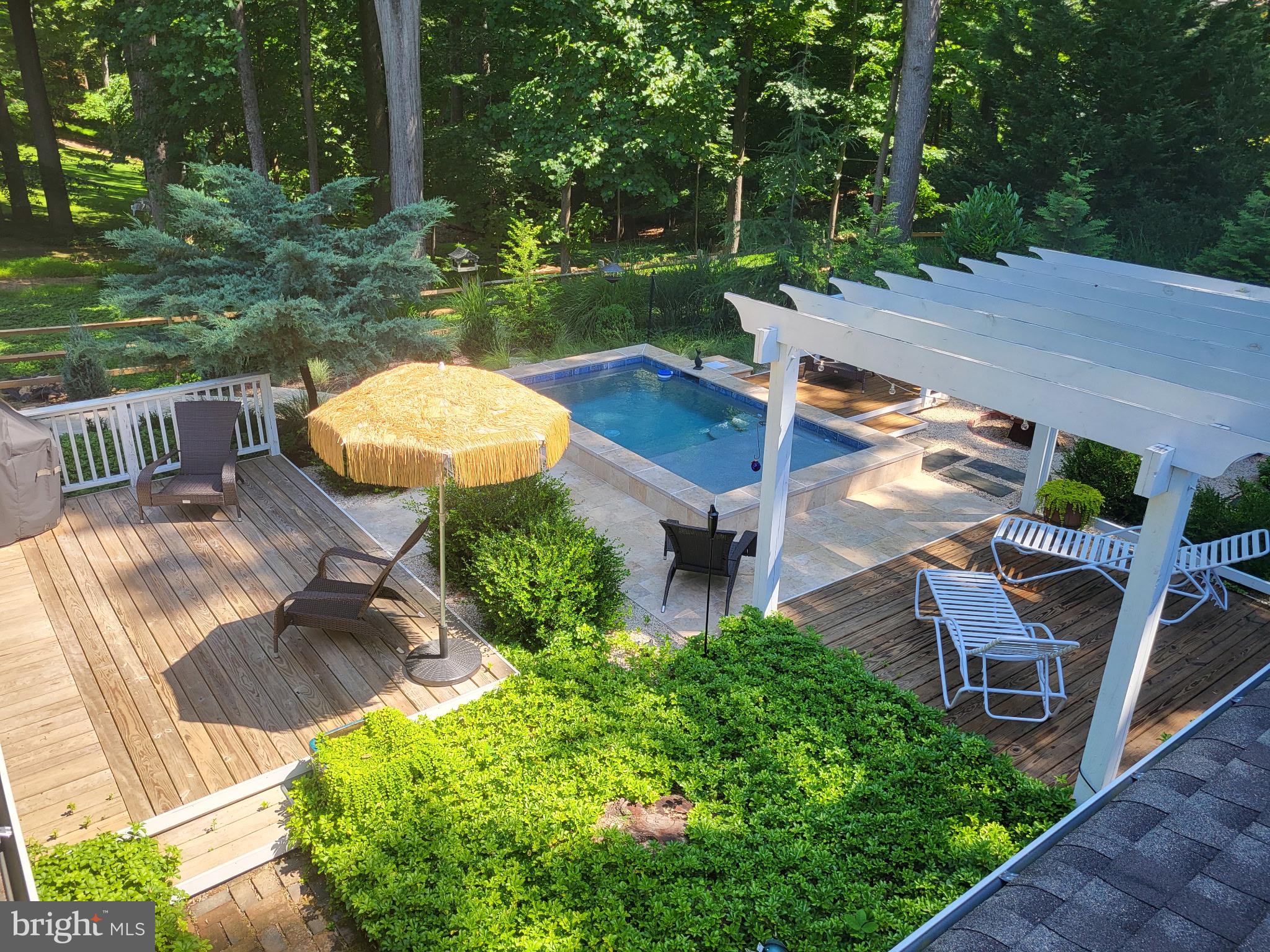 1403 Ellenglen Road Towson, MD 21286 - Photo 37 of 40 a view of a swimming pool with a patio