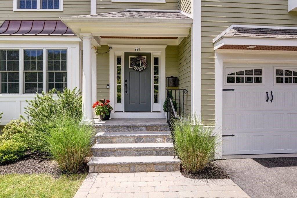 221 Valley Road Needham, MA 02492 - Photo 2 of 42 a front view of a house