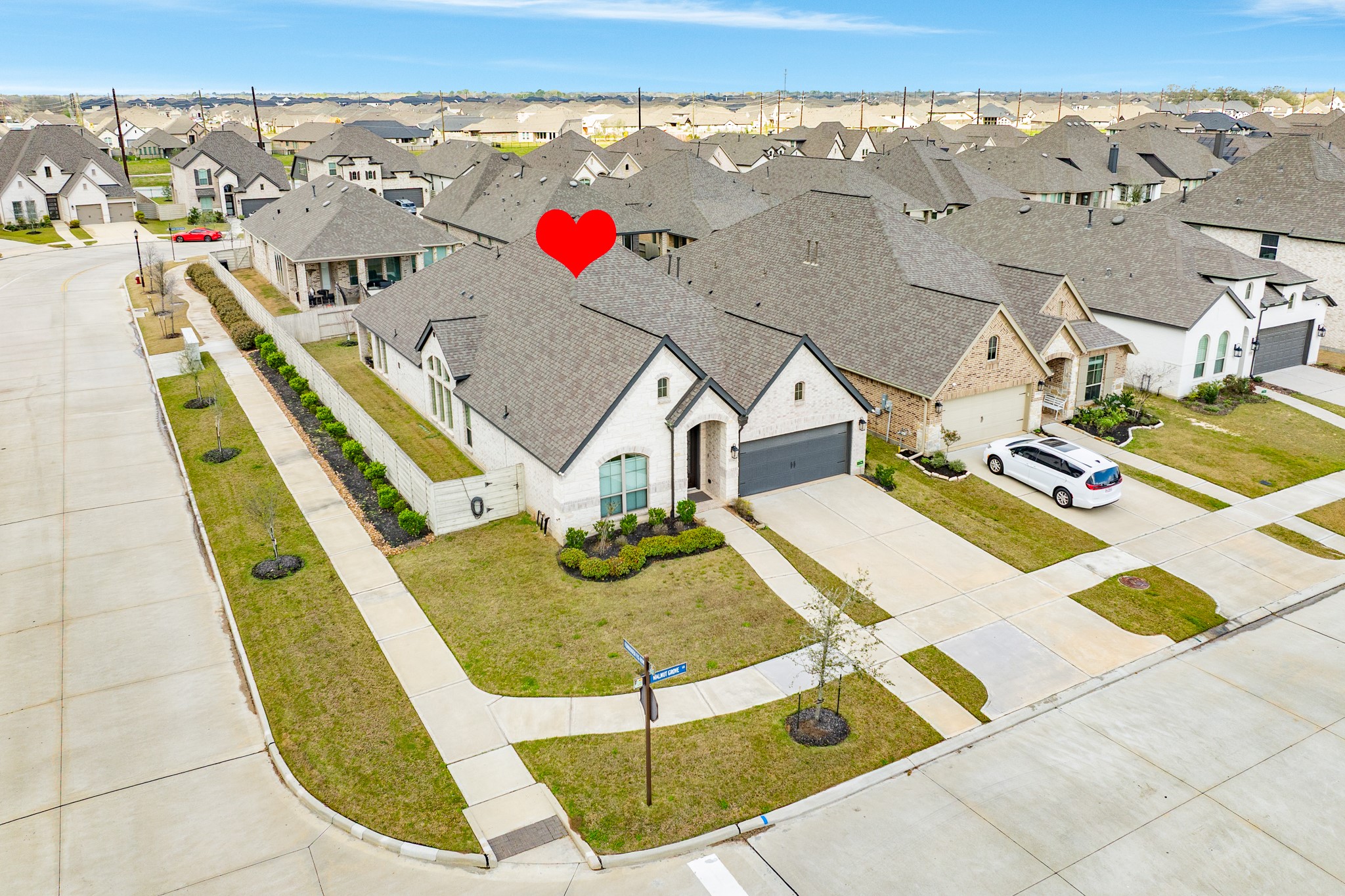 5138 Walnut Grv Lane Manvel, TX 77578 - Photo 3 of 43 an aerial view of residential houses with outdoor space