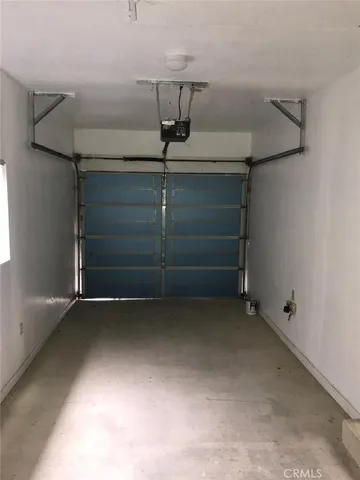 a view of room with empty racks