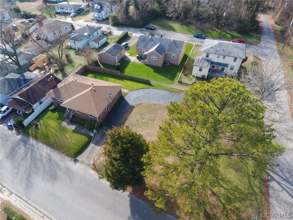 1102 Arlington Road Hopewell, VA 23860 - Photo 47 of 50 an aerial view of a house with a garden
