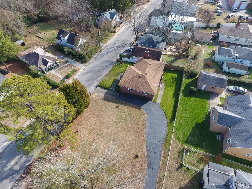 1102 Arlington Road Hopewell, VA 23860 - Photo 48 of 50 an aerial view of a house with a garden