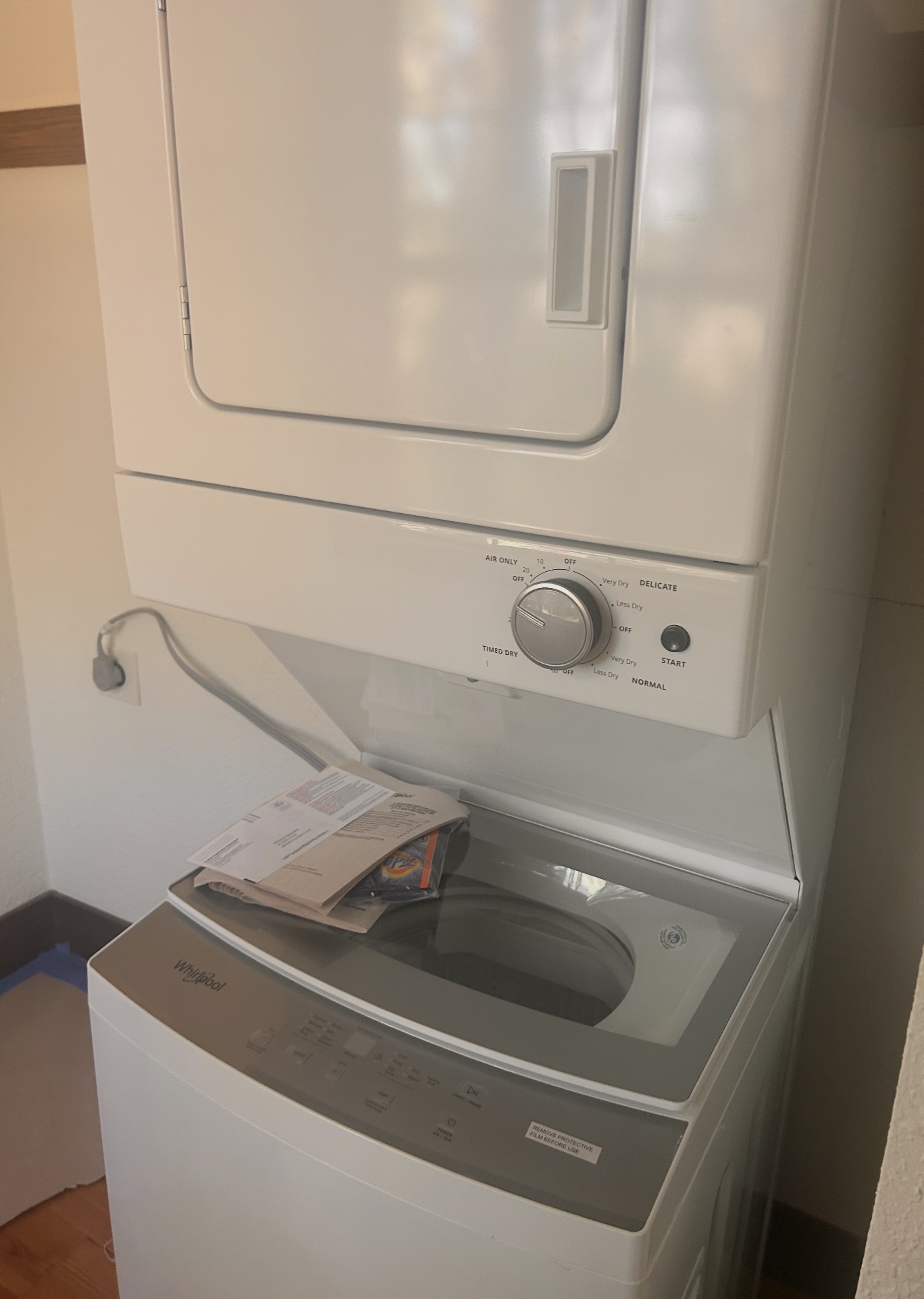 15104 Texas Street Austin, TX 78734 - Photo 15 of 18 a bathroom with a sink and washing machine