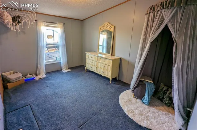 a view of a livingroom with furniture and windows