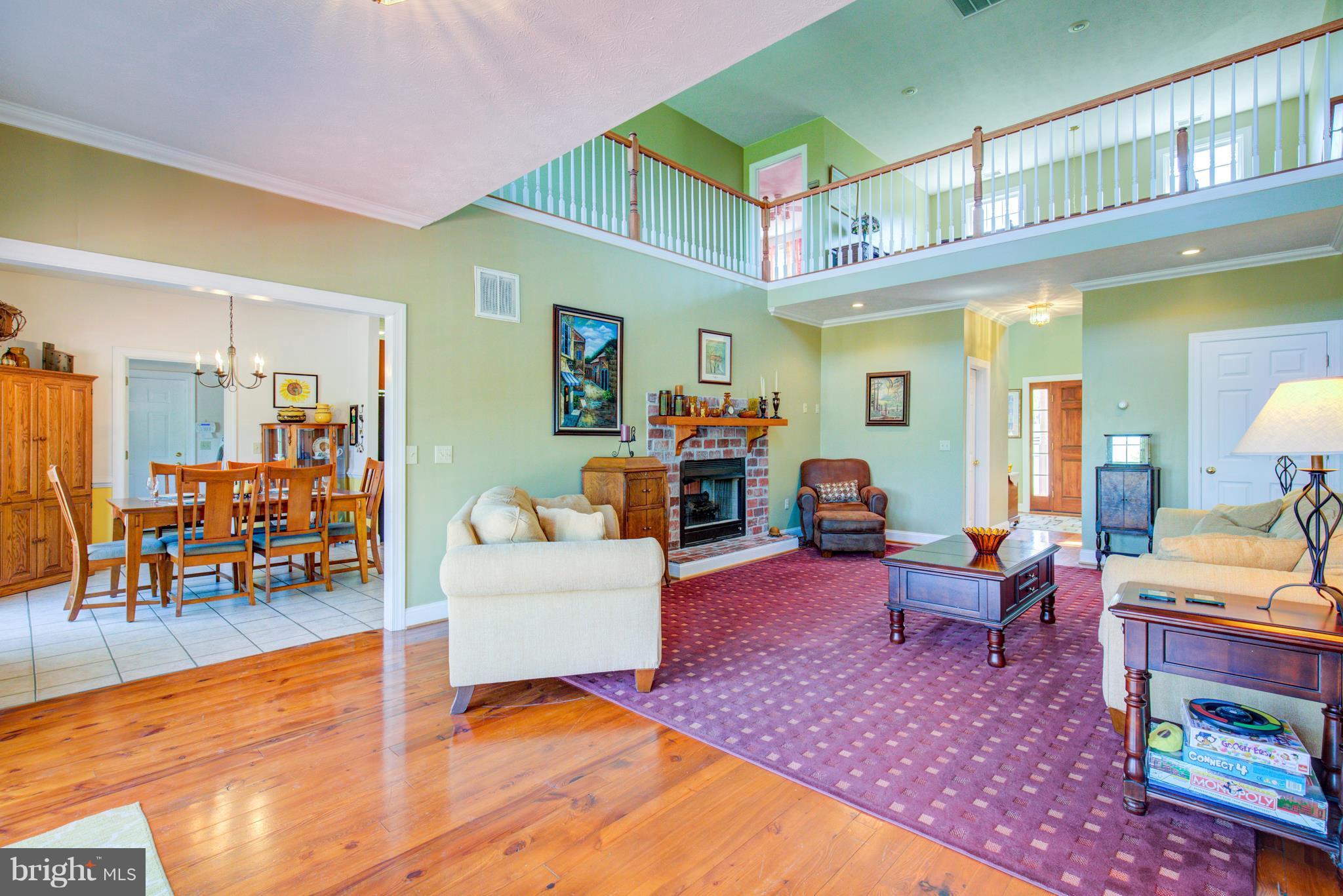860 Apple Pie Ridge Road Winchester, VA 22603 - Photo 13 of 29 TWO STORY OVERLOOK INTO LIVING ROOM!