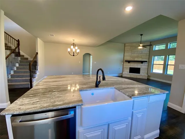 a storage room with wooden floor