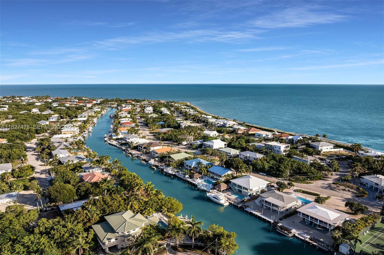 232 West Seaview Drive Marathon, FL 33050 - Photo 57 of 72 an aerial view of ocean and residential houses with outdoor space