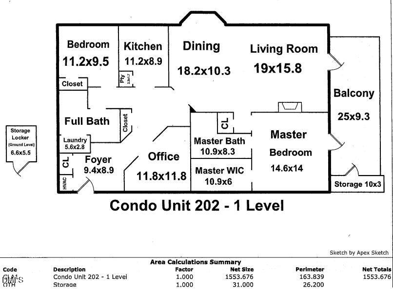 7530 Lead Mine Road, Unit 202 Raleigh, NC 27615 - Photo 31 of 36 LeadMine Flr Plan