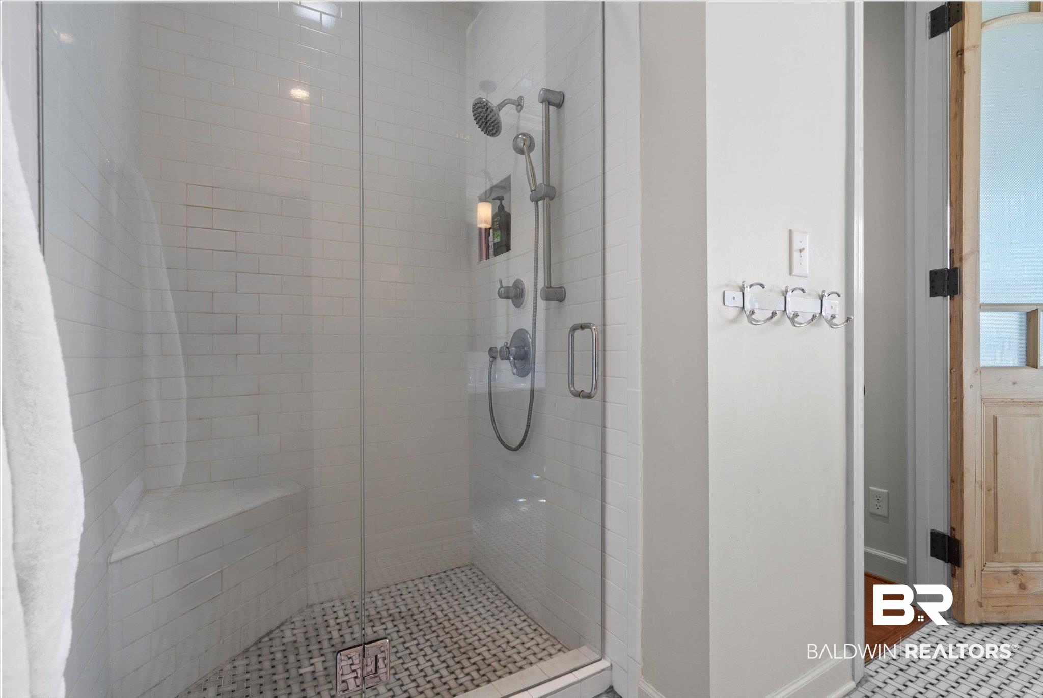 3615 Stein Street Mobile, AL 36608 - Photo 22 of 44 Bathroom with a shower stall and baseboards