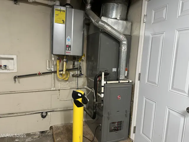 a room with storage and utility