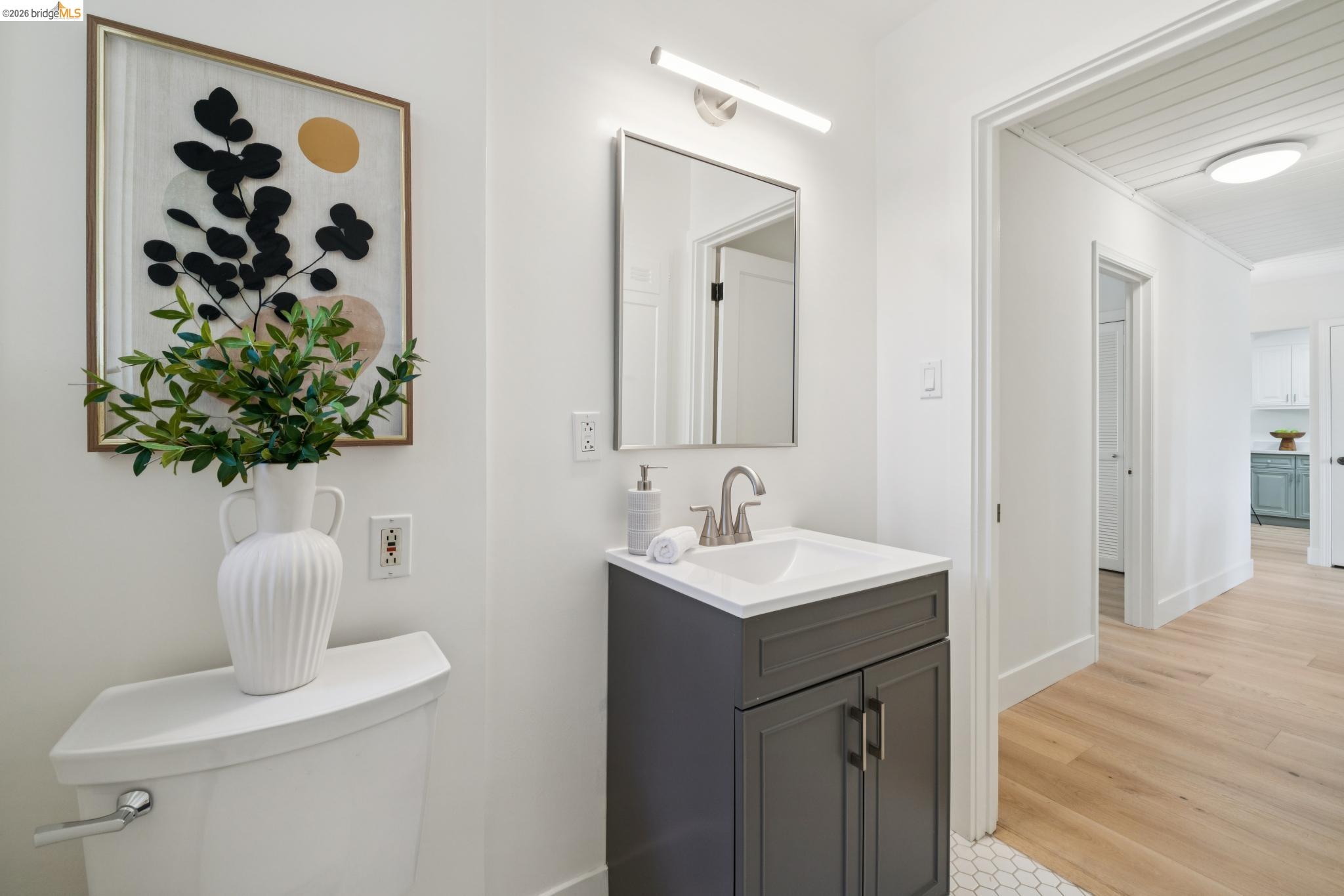 1321 Sunset Loop Lafayette, CA 94549 - Photo 23 of 49 Vanity with a white countertop and brushed nickel hardware