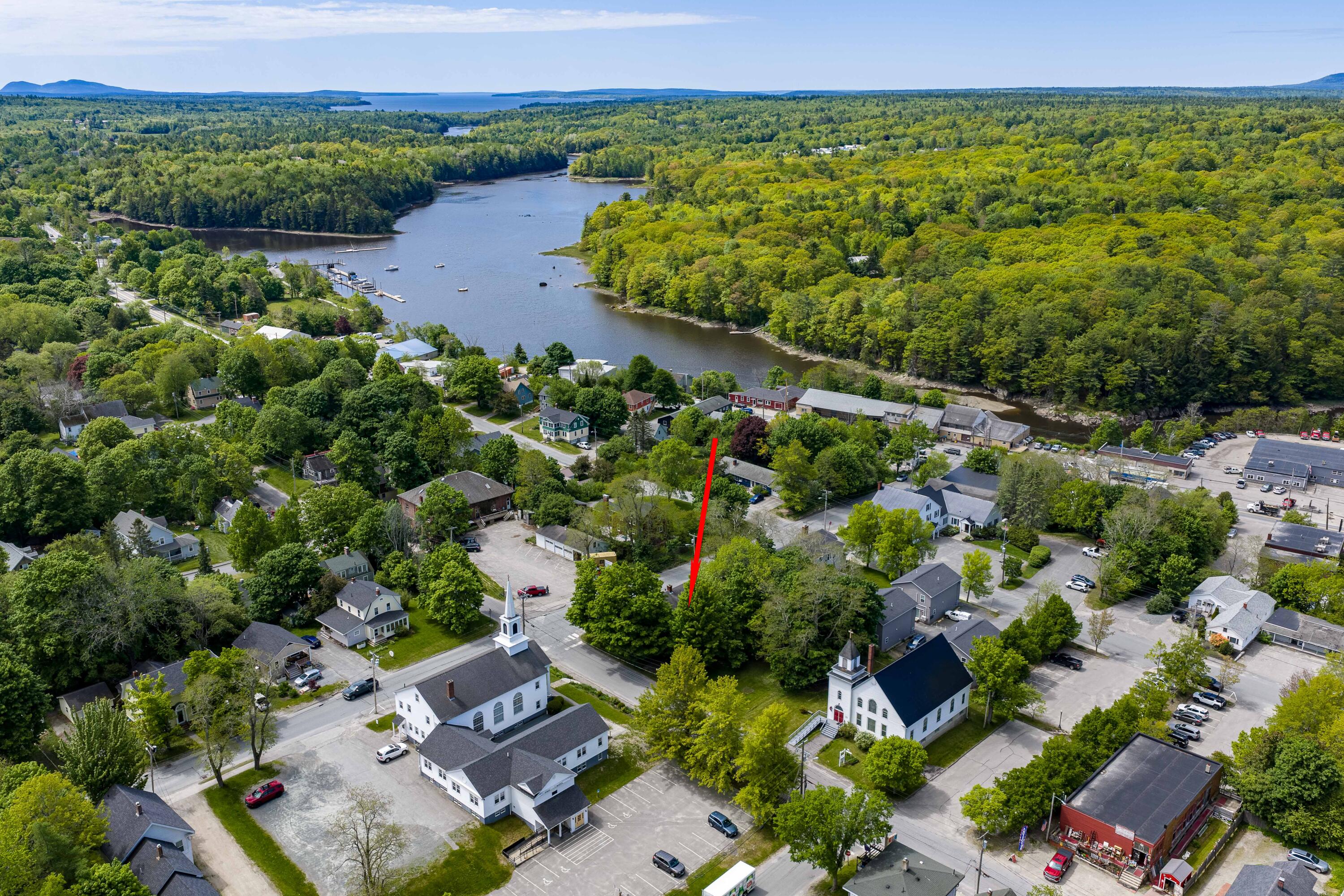 24 Pine Street Ellsworth, ME 04605 - Photo 8 of 31 Aerial 10