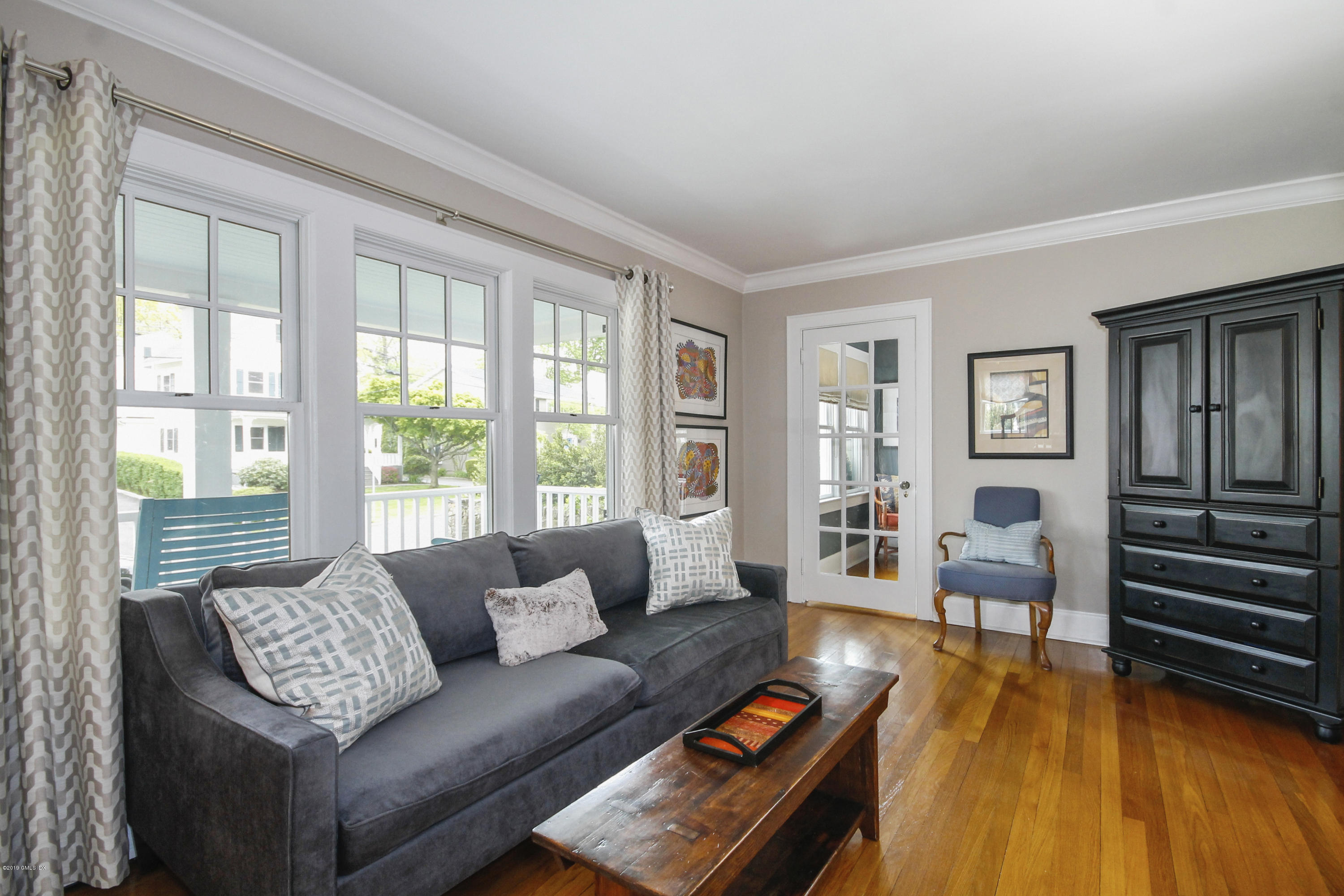 46 Orchard Place Greenwich, CT 06830 - Photo 4 of 34 a living room with furniture and wooden floor