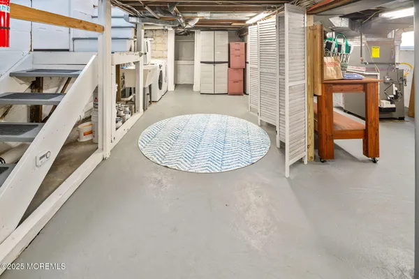 a outdoor space with a couch