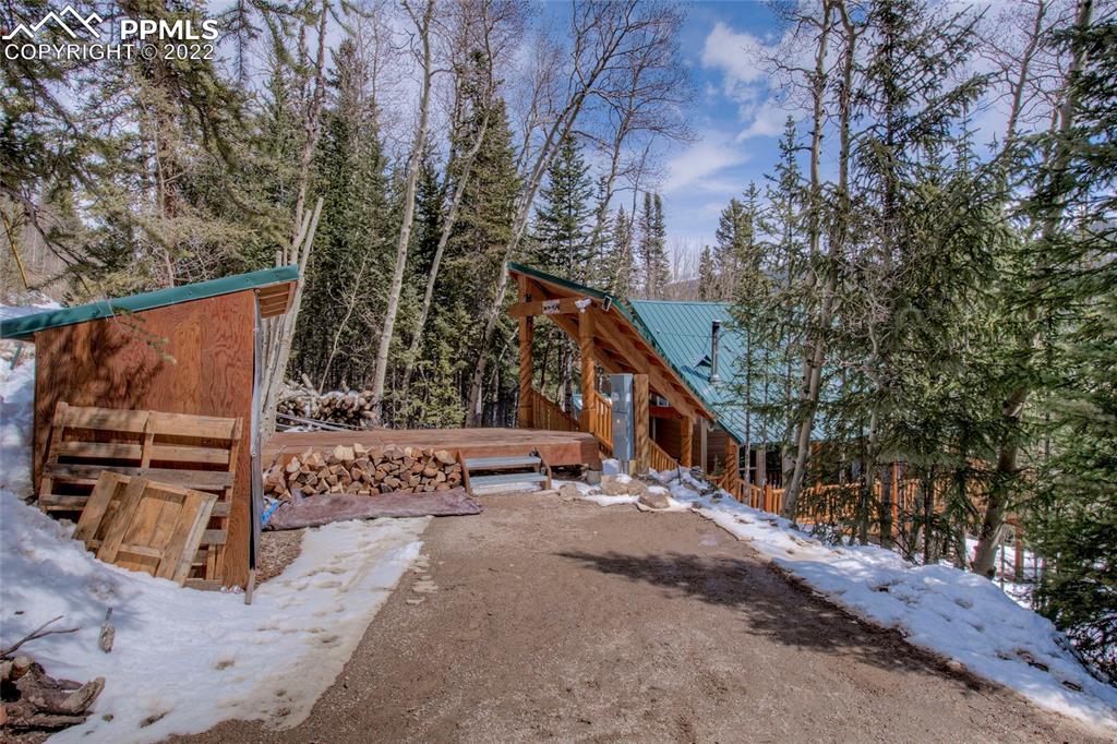 176 Cheyenne Road Alma, CO 80420 - Photo 3 of 50 a view of outdoor space and deck