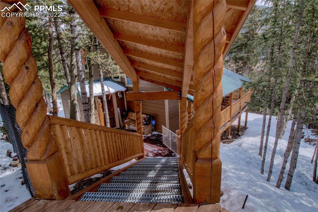 176 Cheyenne Road Alma, CO 80420 - Photo 6 of 50 a view of outdoor space in deck