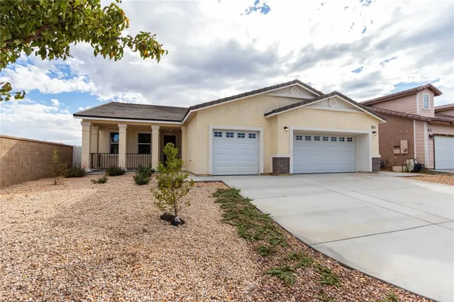 a view of a house with a patio
