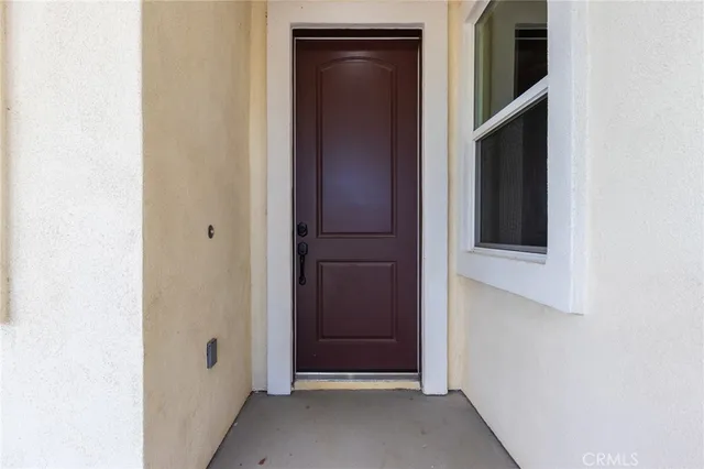 a view of front door