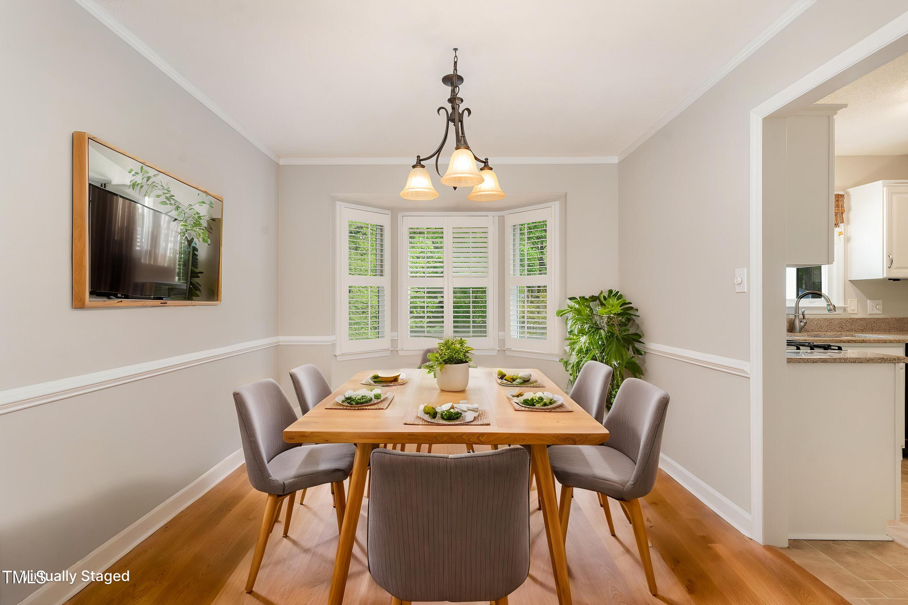 5033 Knightsbridge Way Raleigh, NC 27604 - Photo 7 of 40 Formal Dining Room with Bay Window