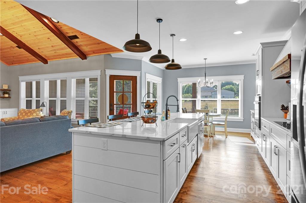 120 Agner Road Salisbury, NC 28146 - Photo 20 of 48 a large kitchen with kitchen island a large island in it