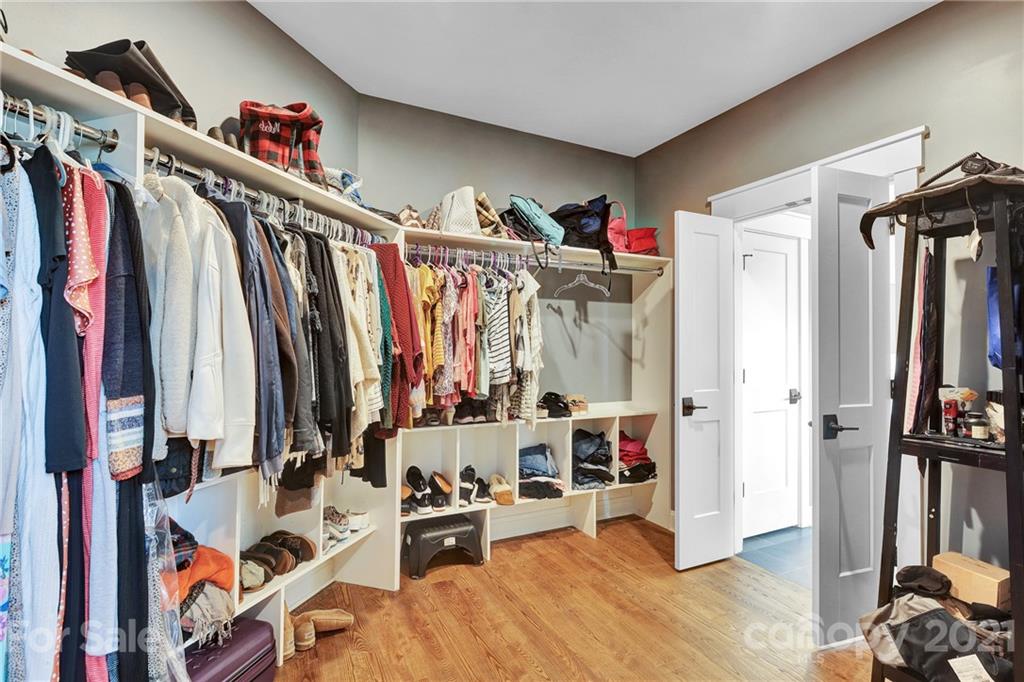 120 Agner Road Salisbury, NC 28146 - Photo 34 of 48 a view of walk in closet with clothes and shoes