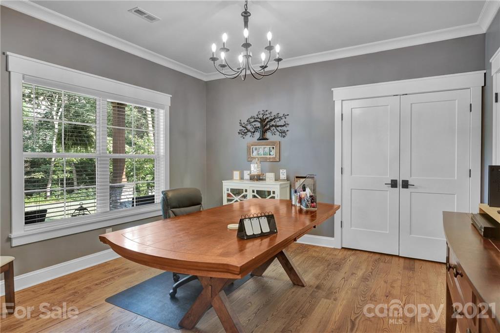 120 Agner Road Salisbury, NC 28146 - Photo 9 of 48 a view of a dining room with furniture window and wooden floor