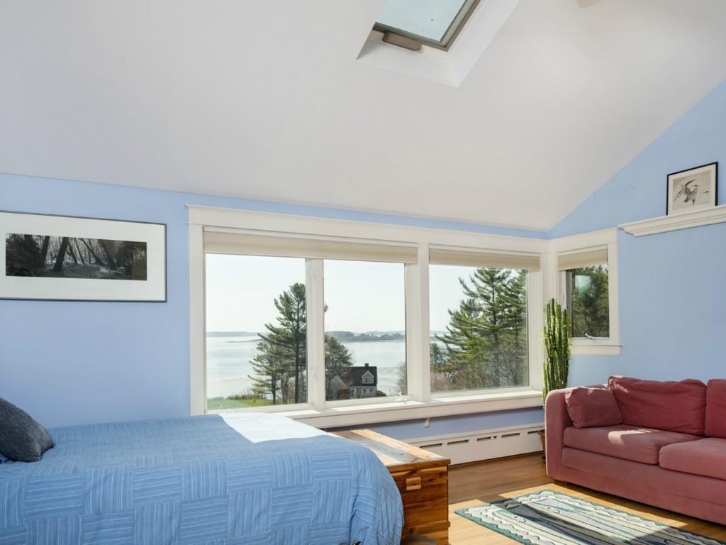 19 Sturdivant Road Cumberland, ME 04110 - Photo 20 of 34 2nd floor bedroom with ocean views.