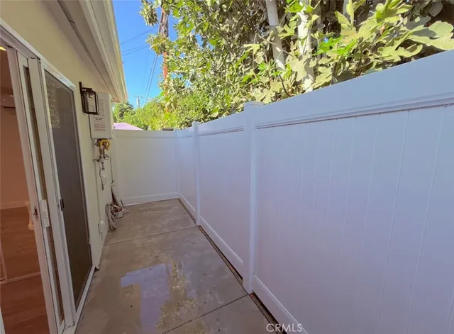 a view of table and chair in a room