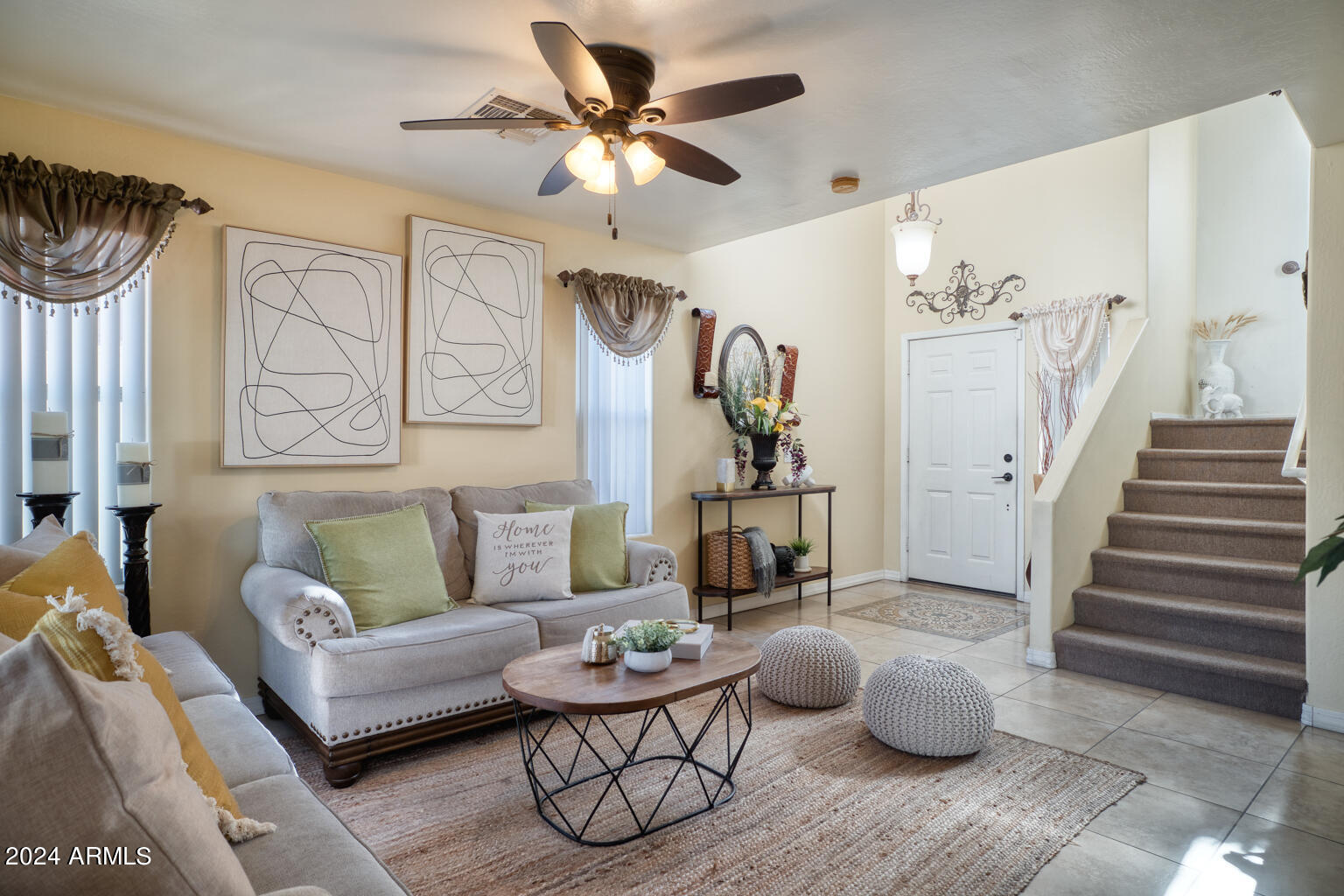 7340 West Ocotillo Road Glendale, AZ 85303 - Photo 6 of 45 a living room with furniture and a wooden floor