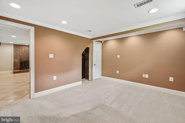 a view of an empty room