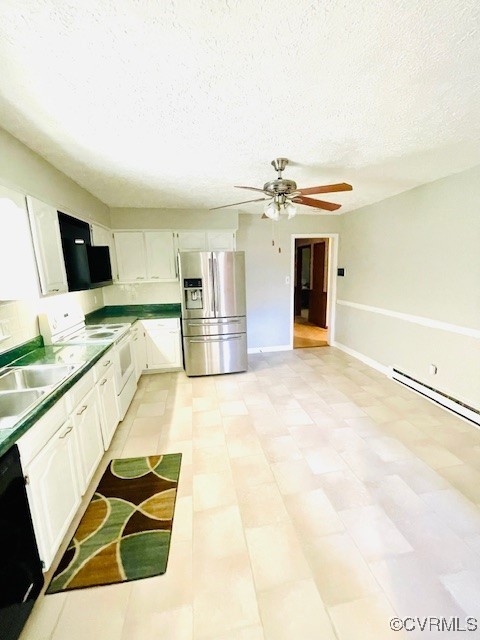 2930 Delfin Road Midlothian, VA 23112 - Photo 15 of 17 Kitchen with stainless steel fridge with ice dispe