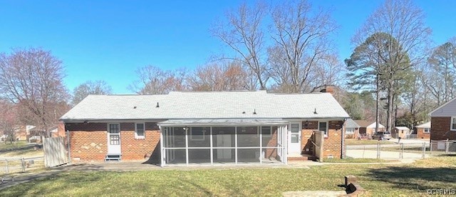2930 Delfin Road Midlothian, VA 23112 - Photo 16 of 17 Rear view of property featuring brick siding, a la
