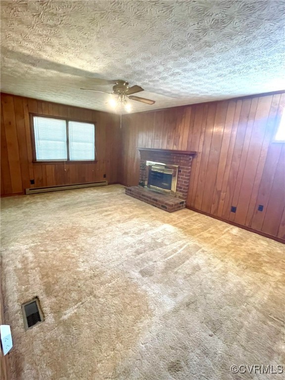 2930 Delfin Road Midlothian, VA 23112 - Photo 5 of 17 Family Room, carpet floors, and a fireplace