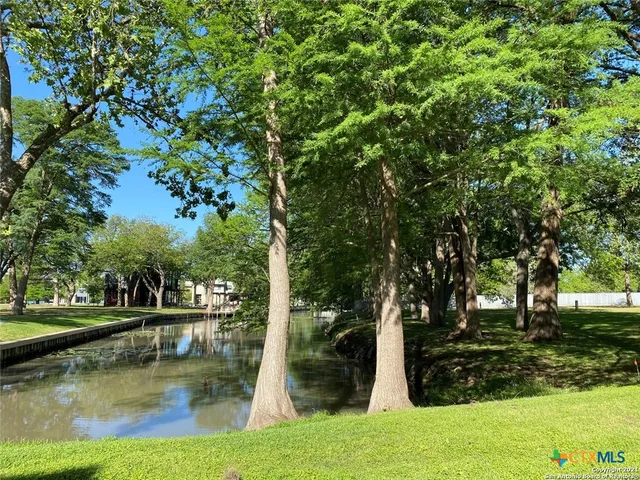 a view of lake with trees