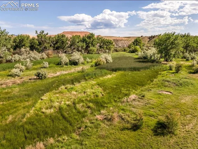 a view of a lake with houses