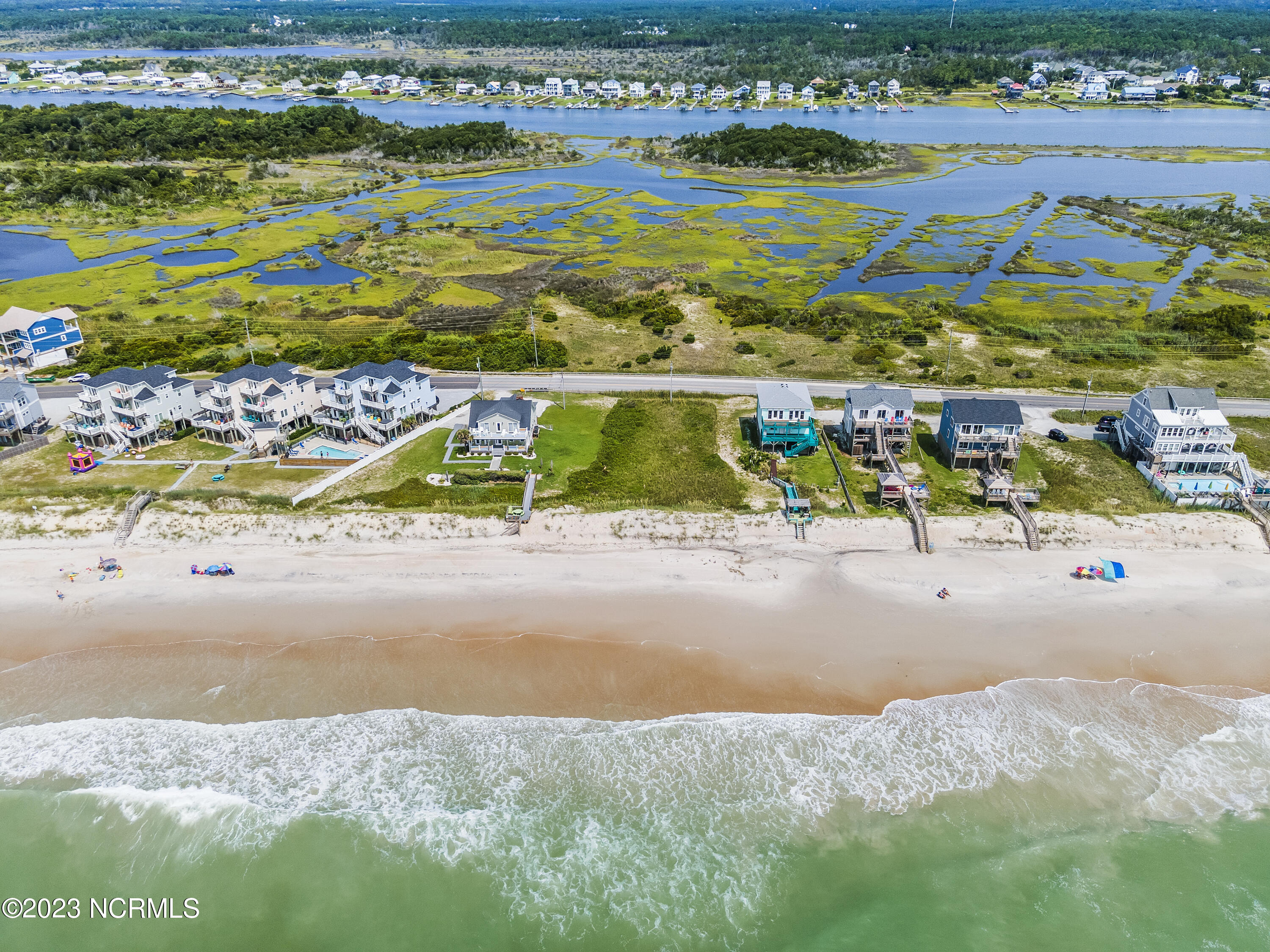 Lot 28 New River Inlet Road North Topsail Beach, NC 28460 - Photo 17 of 37 Drone Aerial