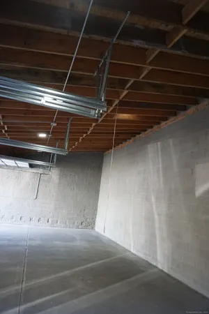 a view of a room with an empty space