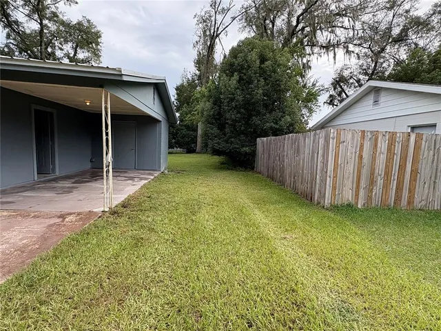 a view of balcony with a garden
