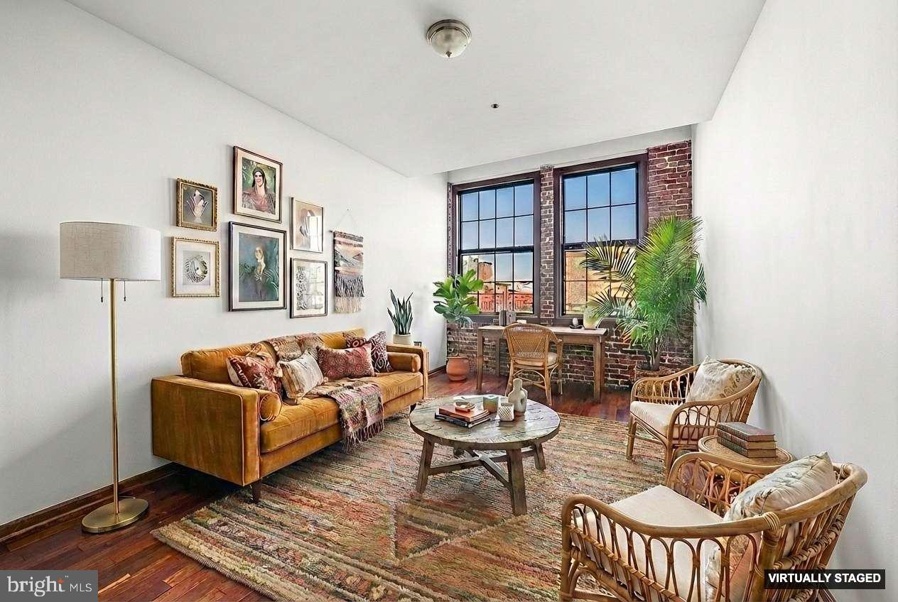 Large condo w/ large windows & industrial details