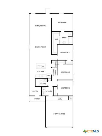 a picture of a floor plan