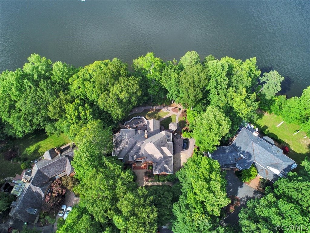13702 Beechwood Point Road Midlothian, VA 23112 - Photo 48 of 50 an aerial view of a house with a yard