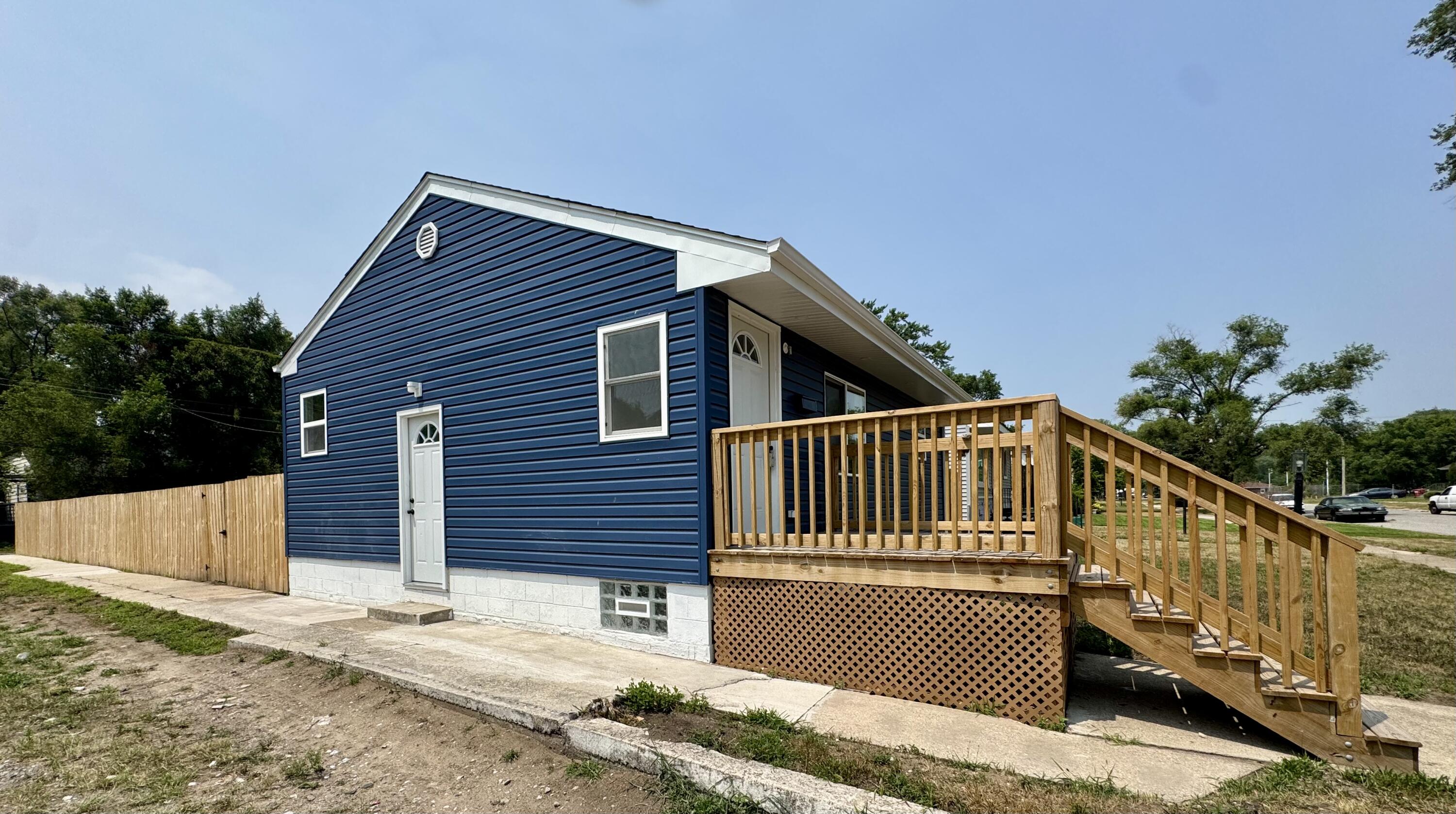 564 Hamlin Street Gary, IN 46406 - Photo 12 of 14 a view of a house with wooden fence